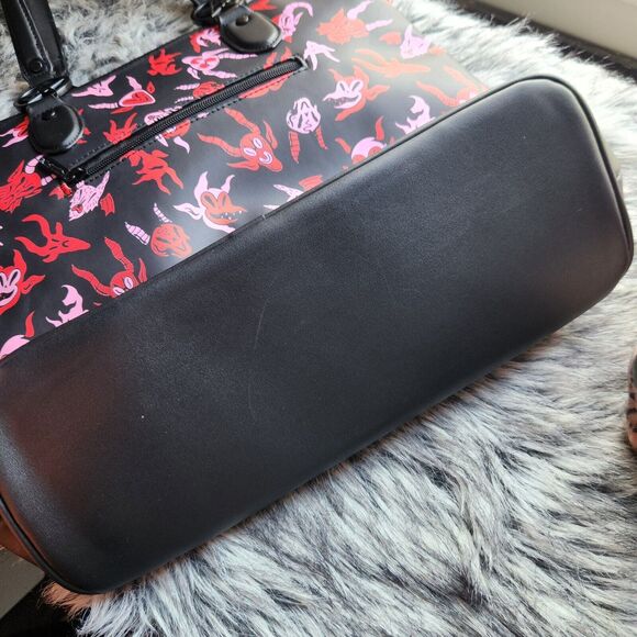 KILLSTAR Damned DEVIL Demon Tote Bag Purse Handbag Pentacle Metal Gothic Witchy - Picture 11 of 13